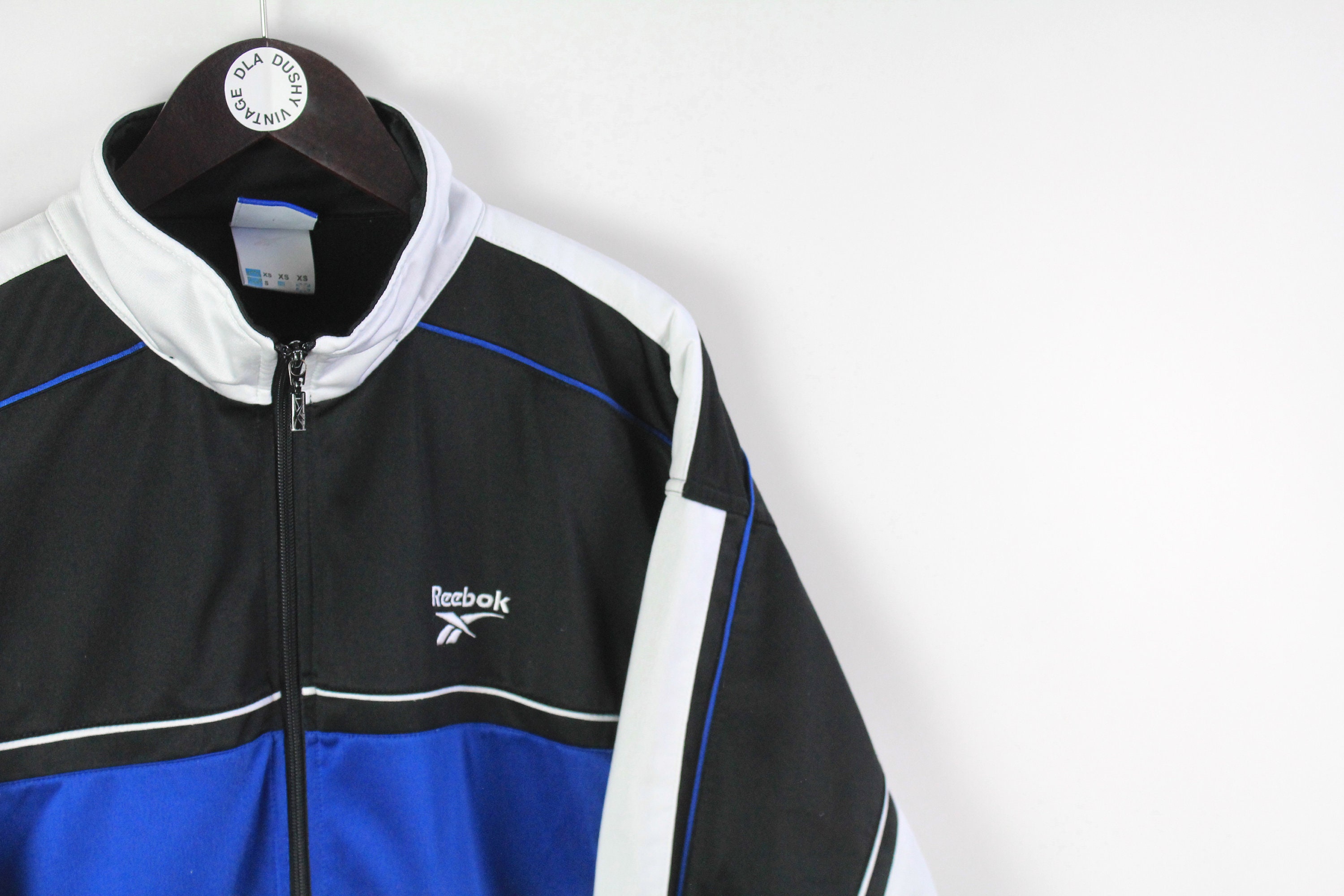 reebok tracksuit blue