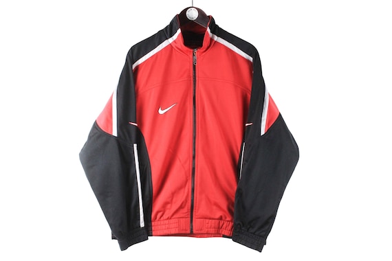mens red and black nike jogging suit