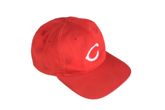 vintage CINCINNATI Reds Cap hat big logo mlb red … - image 1