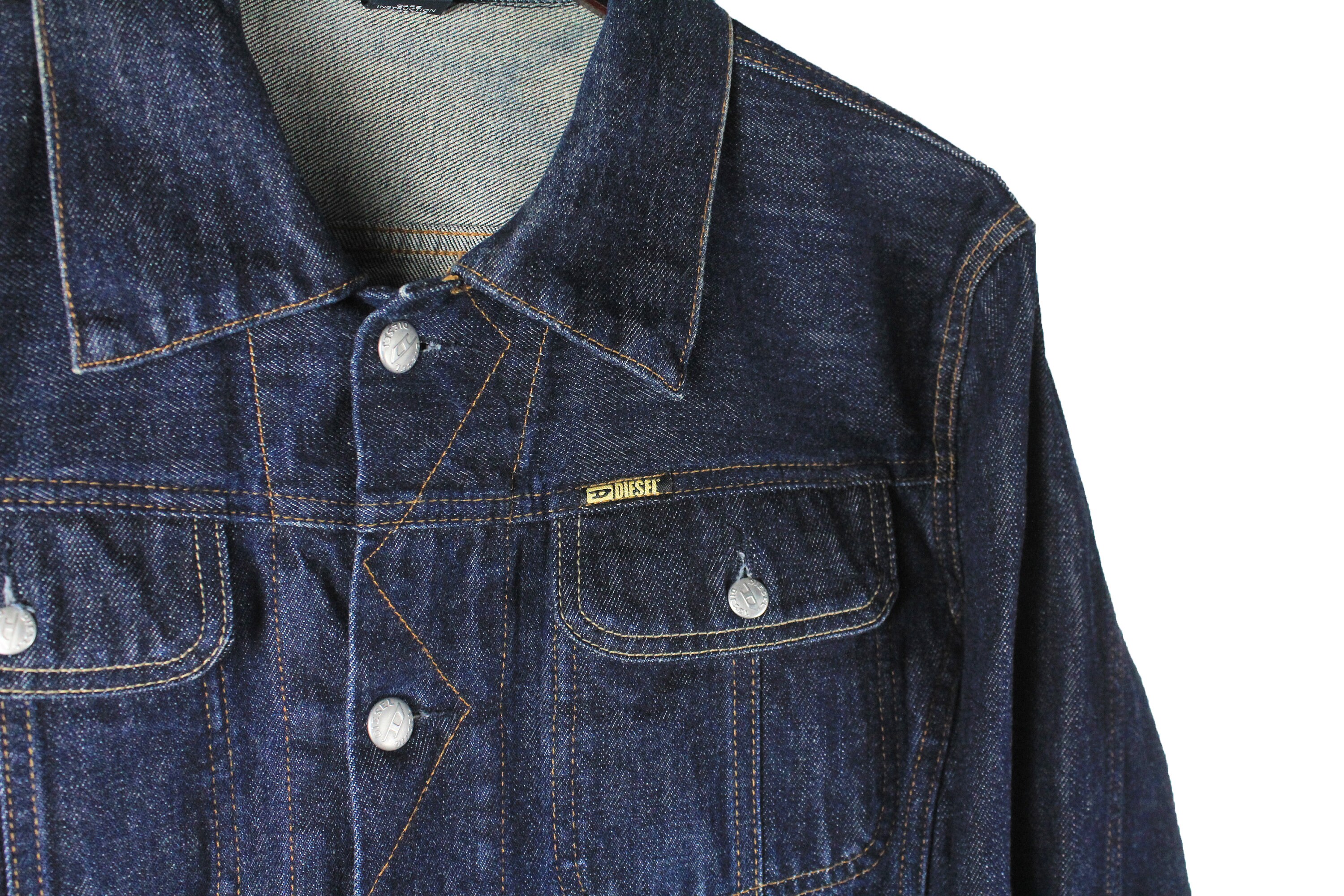 ジャケット・アウター Vintage Diesel 90 denim jacket XXL s-l400.jpg