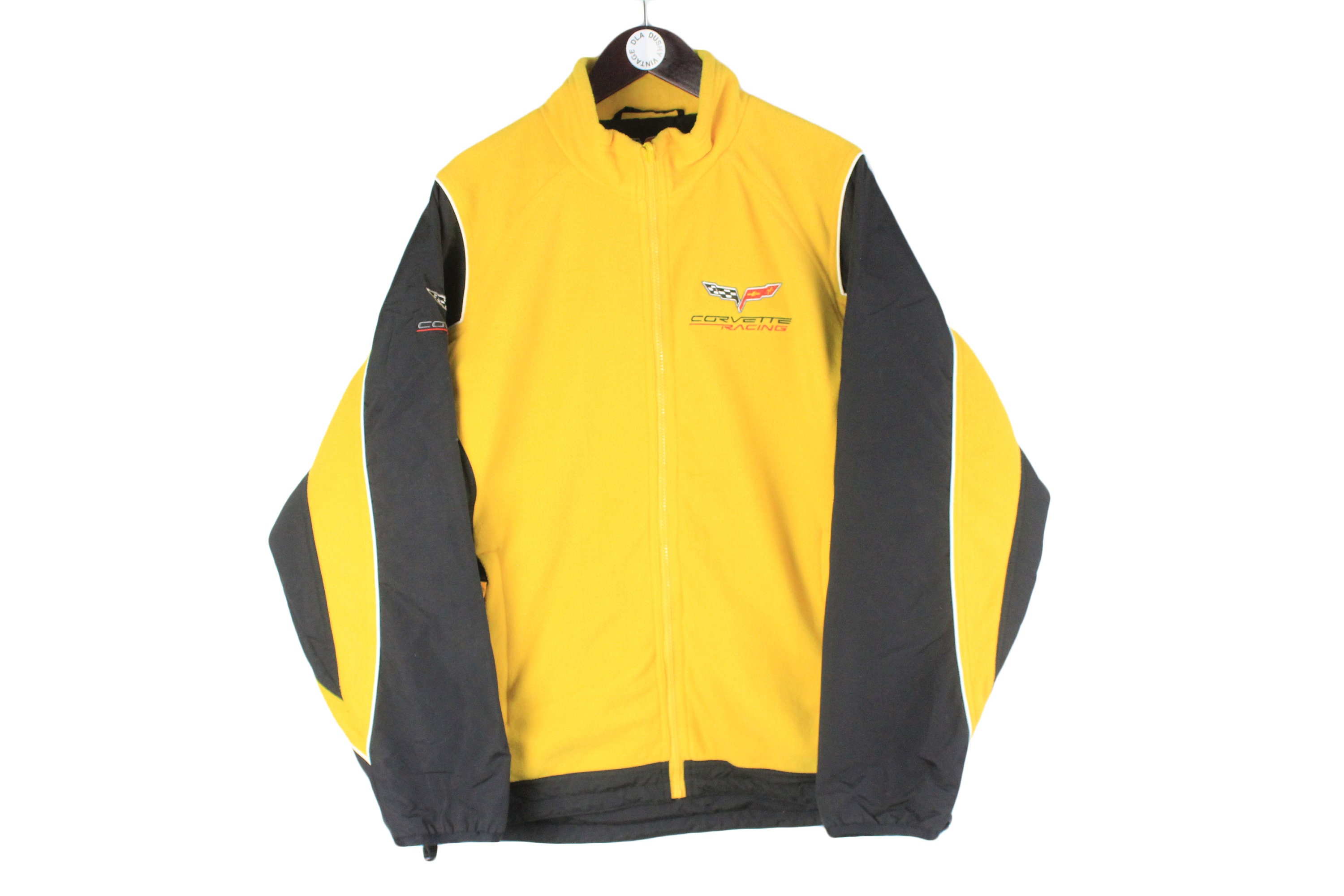 corvette 90sビンテージ USA製 ジャケット ブラック 古着 メンズ