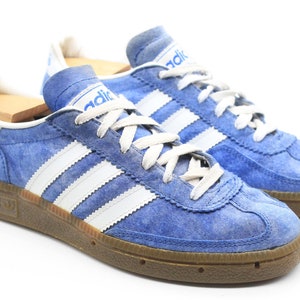 vintage ADIDAS Special Sneakers authentic Size US 7 men's retro athletic Handball shoes 90s 80s classic sport trainers blue made in Slovakia