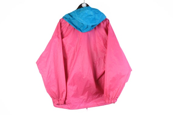 dok gebaar Zoeken Vintage K-WAY Anorak regenjas jas oversized maat L blauw roze - Etsy  Nederland