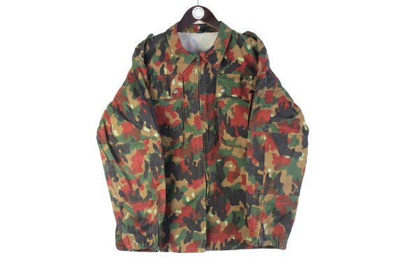 Vintage Military Uniform Army Parka Jacket Camouflage Green Clothing Combat Retro Urban Wear Style Streetwear Heavy Camo Coat Size M L Etsy Ireland