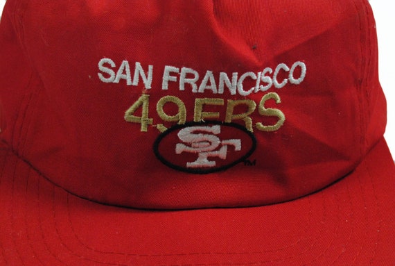 vintage 49ERS San Francisco hat big logo cap team… - image 3