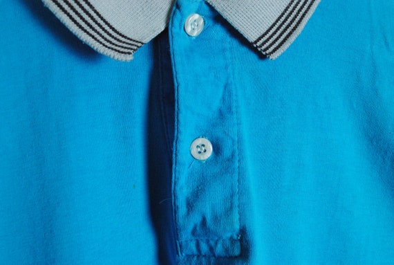 vintage PLAYBOY Polo T-Shirt blue Size S men's sm… - image 4