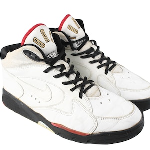 vintage NIKE Extreme Force Flight Basketball Sneakers athletic US 9.5 men&#39;s retro white trainers 90&#39;s streetwear trainers Air shoes