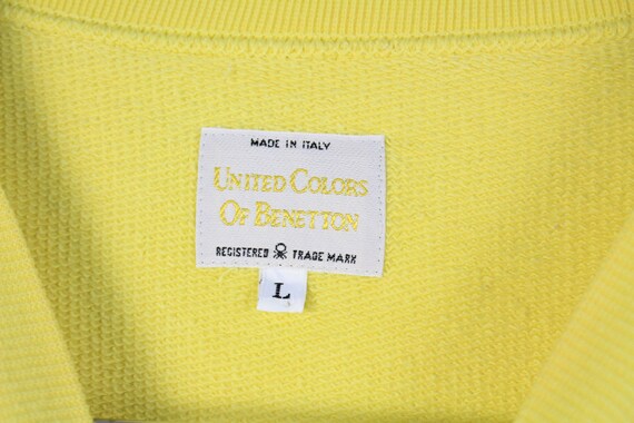 vintage UNITED COLORS of BENETTON sweatshirt Size… - image 5