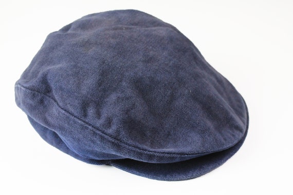vintage NIKE Newsboy Flat Cap Size L blue Cabbie b