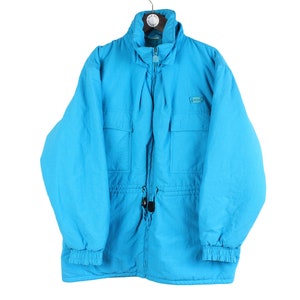 vintage ELLESSE Jacket Women&#39;s Size L authentic retro blue ski classic small logo mountain 90&#39;s winter sport style windbreaker athletic