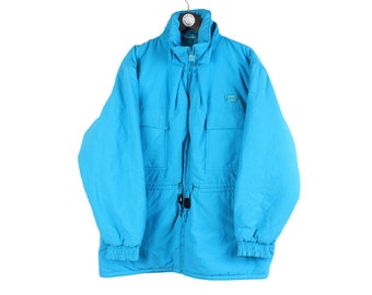 vintage ELLESSE Jacket Women's Size L authentic retro blue ski classic small logo mountain 90's winter sport style windbreaker athletic