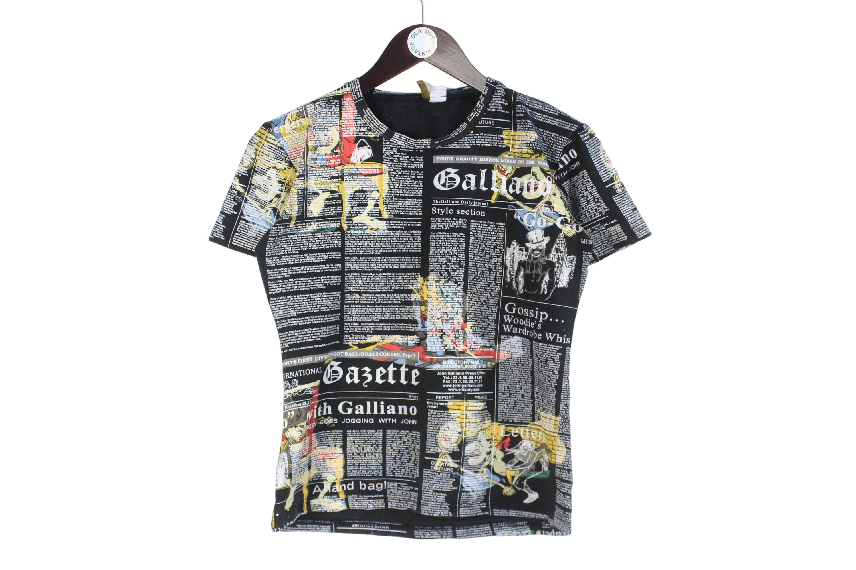 Galliano T Shirt - Etsy