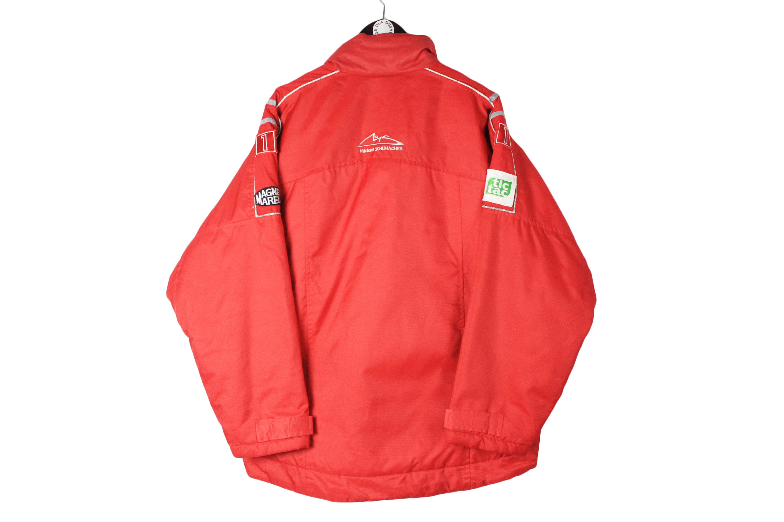 Vintage FERRARI Michael Schumacher Shell Jacket Size XL Red Vintage FERRARI Michael Schumacher Shell Jacket Size XL Red