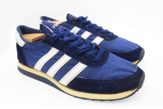 Buy Vintage ADIDAS SUMMIT Authentic Blue Sneakers Size US 7 Men