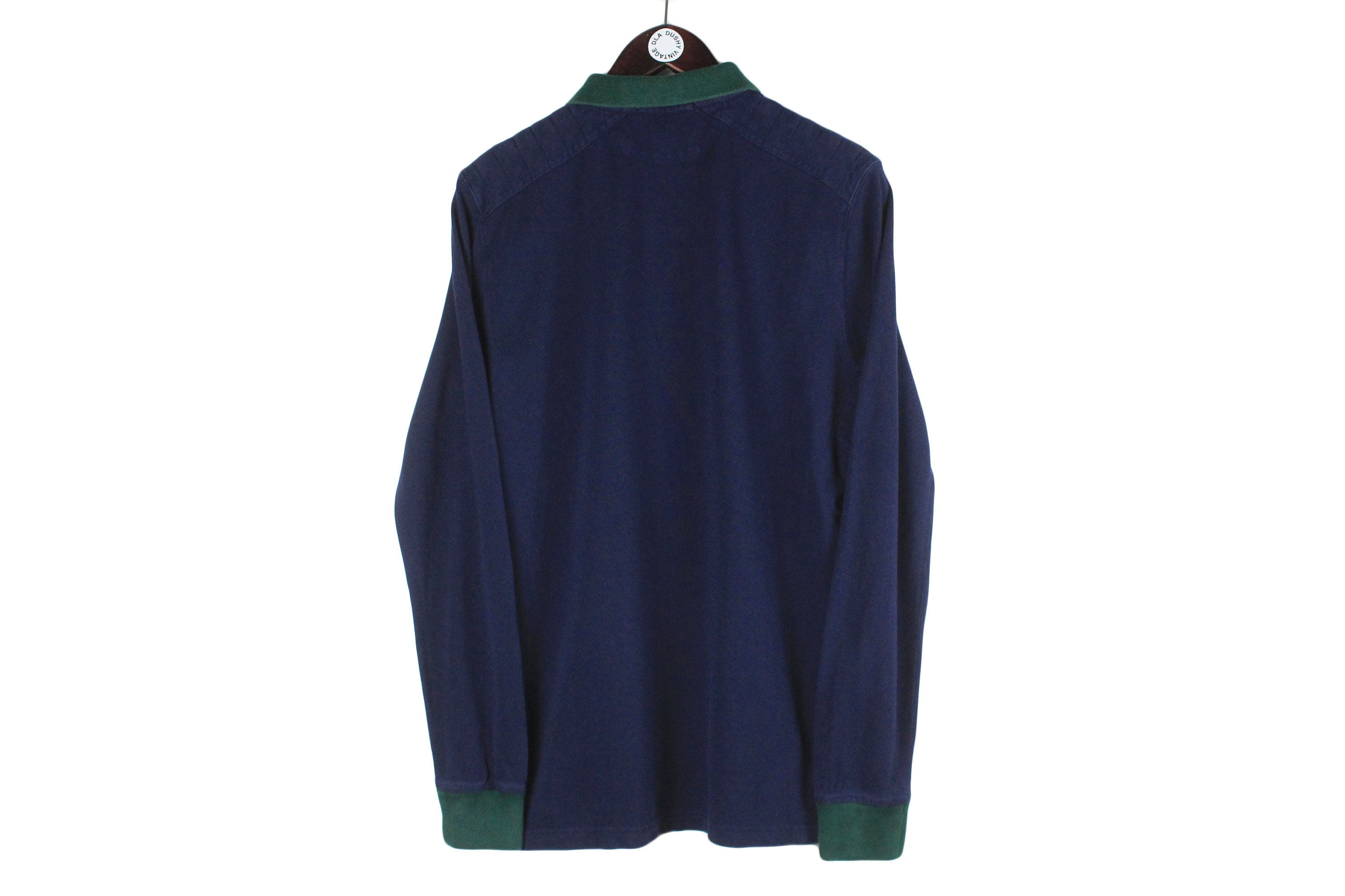 PolobyRalphLauren RugbyShirt 刺繍ロゴ 90s XL 18BF77BE-95DF-40FD-B06D-
