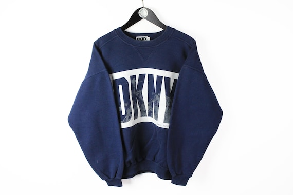 Vintage DKNY Sportswear Sweatshirt Women's Authentic Donna Karan New York  Size XL Athletic Sport Retro Pullover 90s Streetwear Blue Big Logo -   Canada