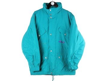 ヴィンテージ BERGHAUS ジャケット レトロスタイル ブルー メンズ