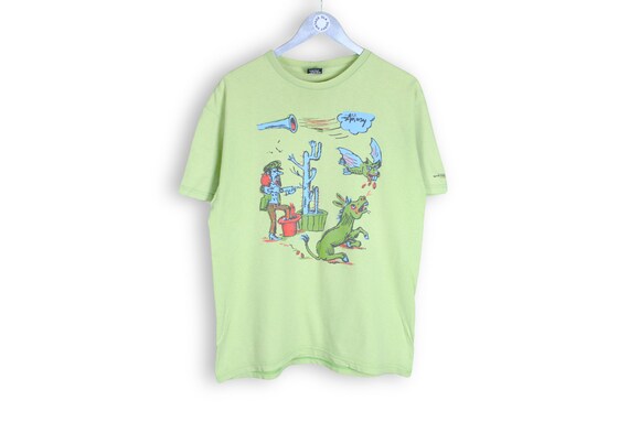 Vintage STUSSY X GARY PANTER Big Logo 