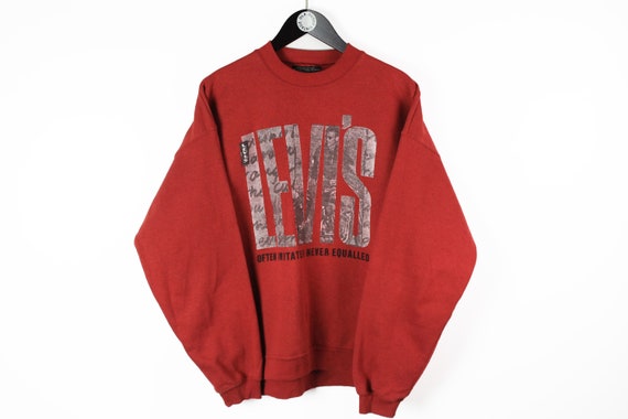 Vintage LEVIS Men's Sweatshirt Rebel Youth Authentic Rare - Etsy