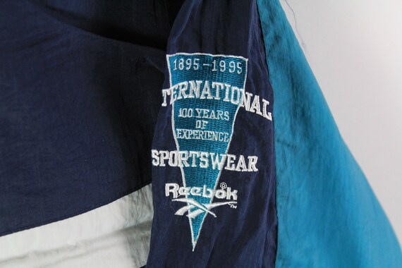 vintage REEBOK Track Jacket Size M blue authentic… - image 6