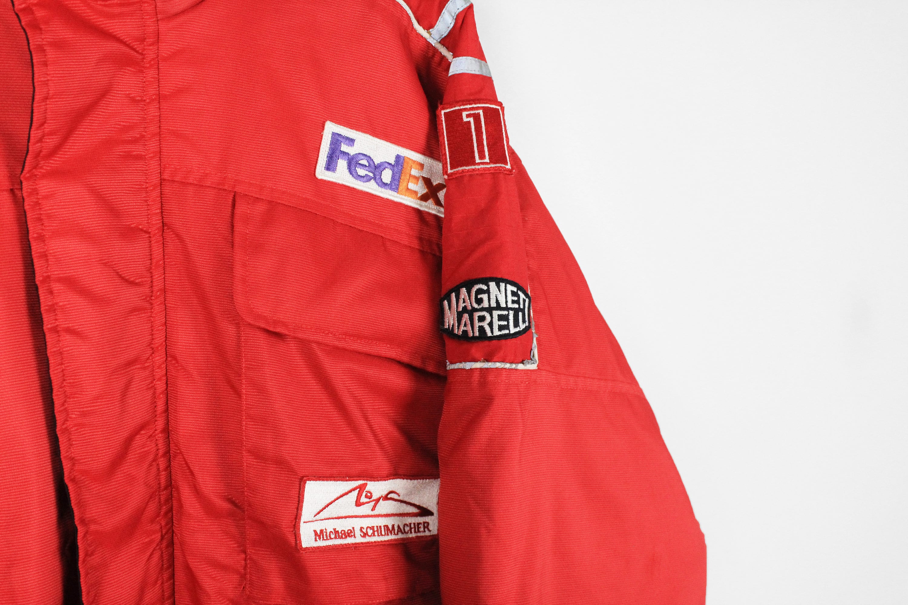 ヴィンテージ フェラーリ ミハエルシューマッハ シェルジャケット