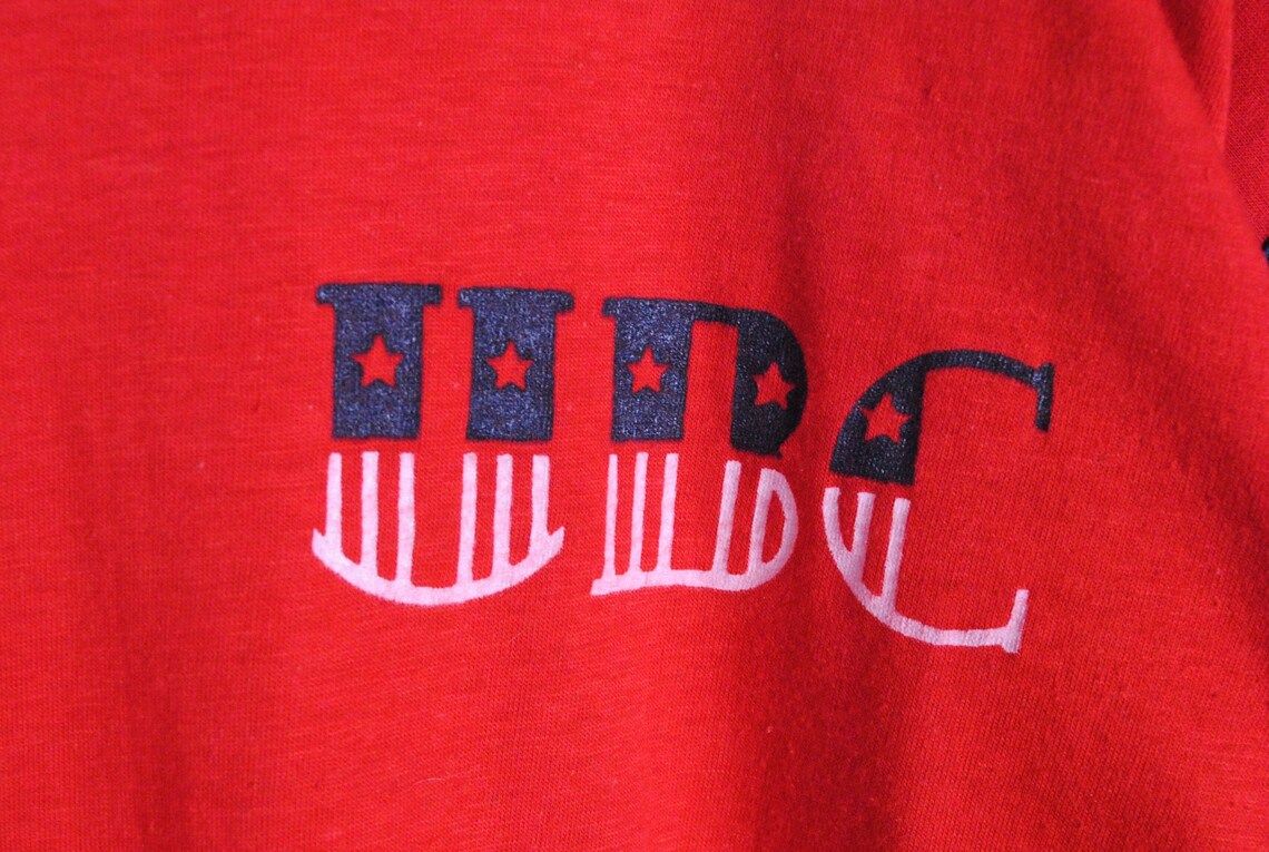 Vintage CHAMPION UBC Authentic T Shirt Light Red Small Logo - Etsy