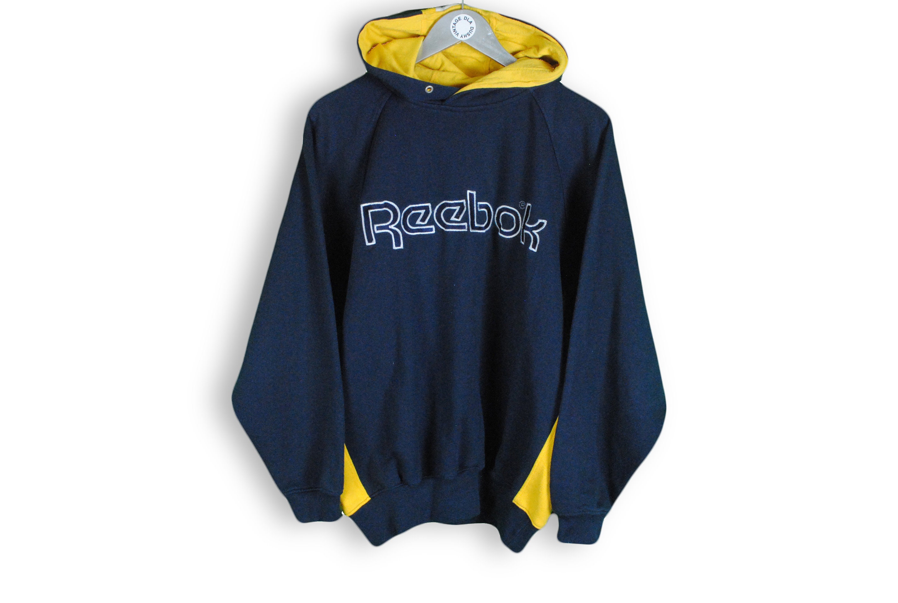 Yellow Reebok Pullover Etsy UK