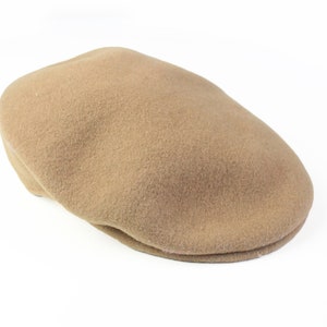 vintage KANGOL Newsboy Flat Cap Young Beige Cabbie baker boy 504 Style Contour Fitted Beret retro style hipster authentic hat wool