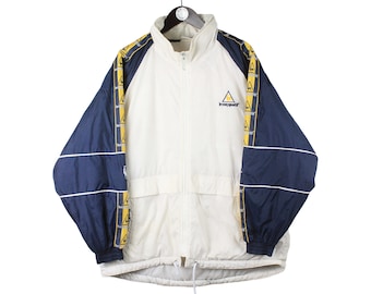 Vintage LE COQ SPORTIF Jacket Authentic Full Zip Big Logo Size M