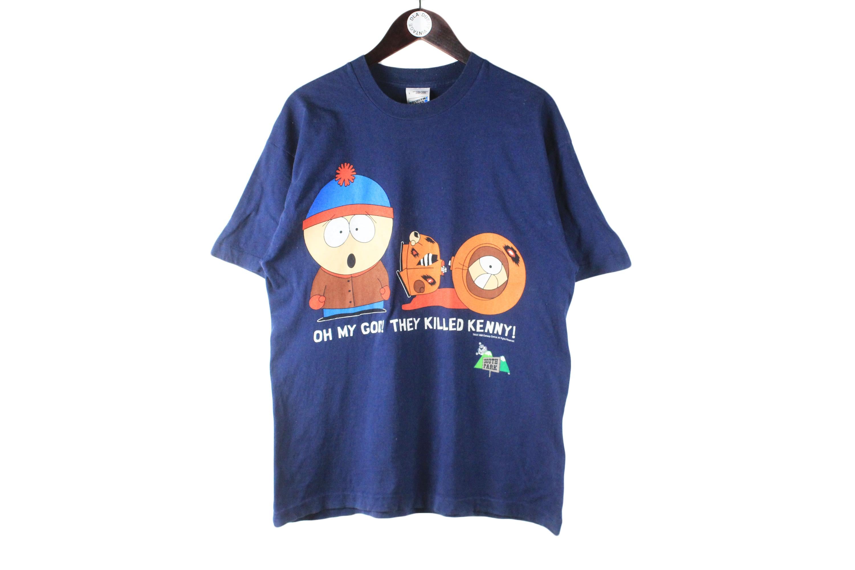 Vintage SOUTH PARK 1998 T-shirt Authentic Size L Rare Retro