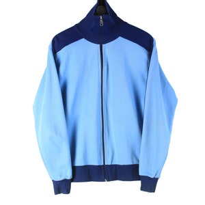 vintage PUMA track jacket Size men&#39;s S authentic blue rare retro rave 80s style sport windbreaker streetwear athletic made in West Germany
