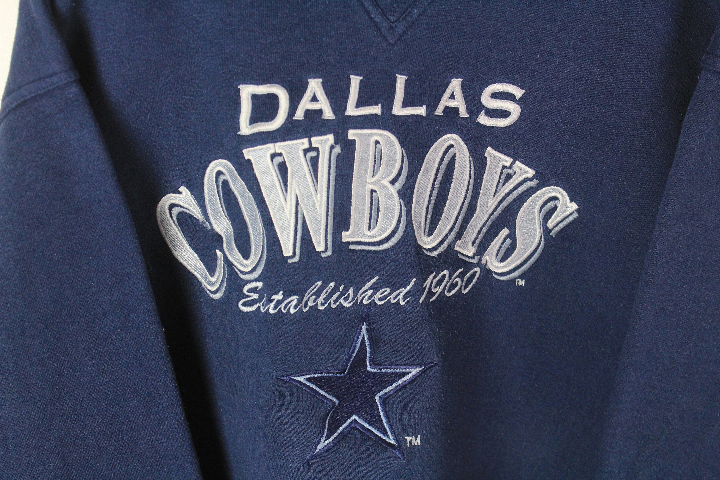 Vintage COWBOYS DALLAS big logo Sweatshirt nfl authentic | Etsy