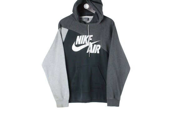 Vintage NIKE Hoodie 00s Big Logo Long Sleeve Authentic Size