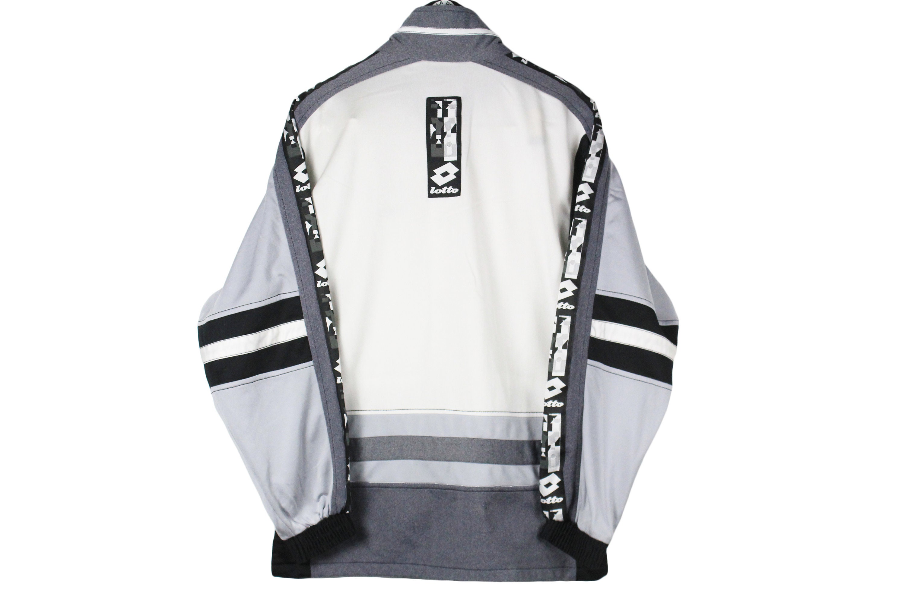 VTG LOTTO ITALIA ZIPPERED JACKET SOCCER MENS SMALL | eBay