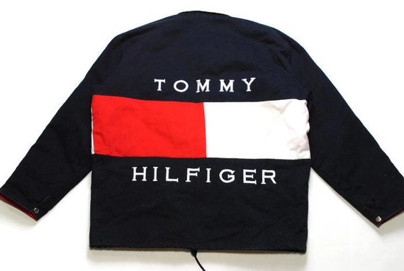 Vintage TOMMY HILFIGER big logo Jacket 