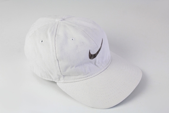 vintage NIKE hat swoosh small logo baseball cap h… - image 1