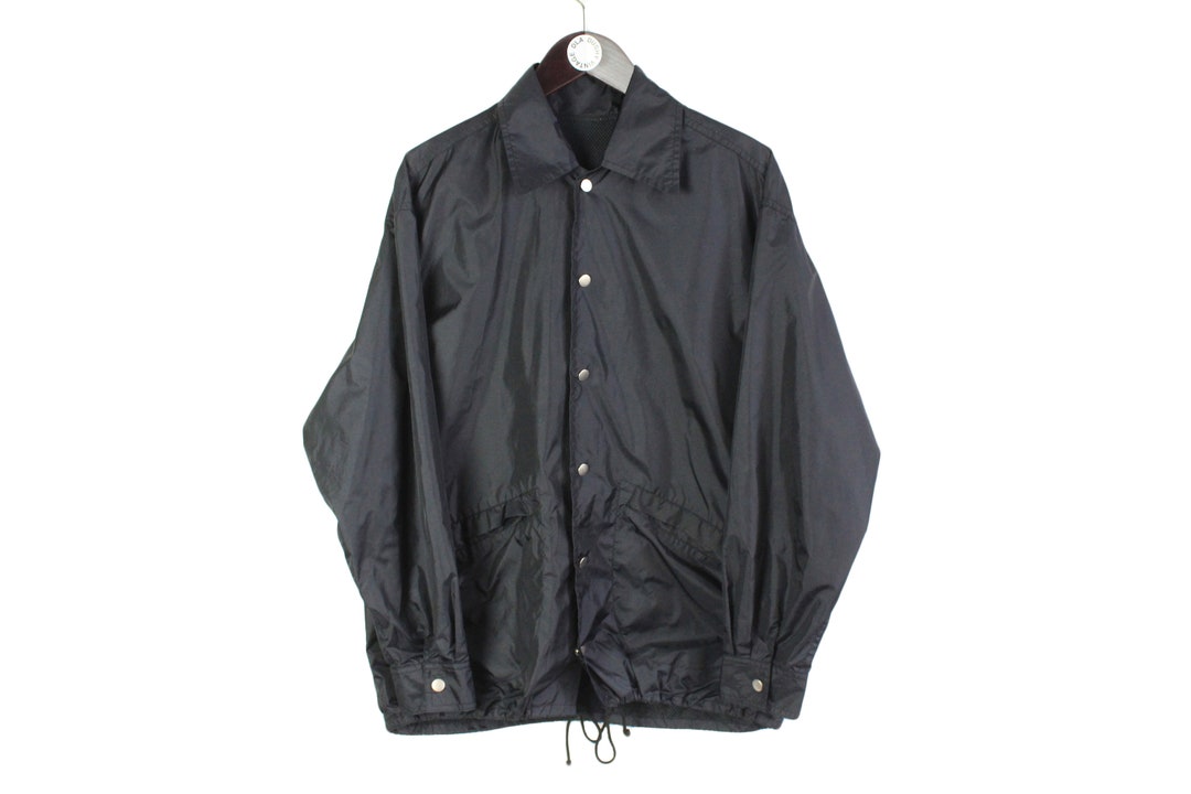 Vintage ATSUKI ONISHI Black Coach Jacket Authentic Size Mens S - Etsy