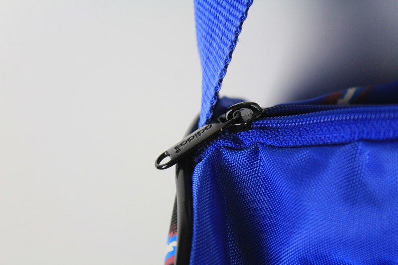 Vintage ADIDAS Messenger Bag Thunder Lightening Blue Sport Etsy