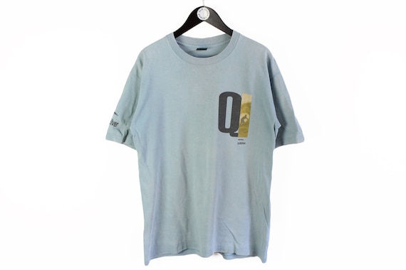 Vintage Quiksilver T-shirt Big Logo Authentic Blue Cotton Vintage Quiksilver T-shirt Big Logo Authentic Blue Cotton