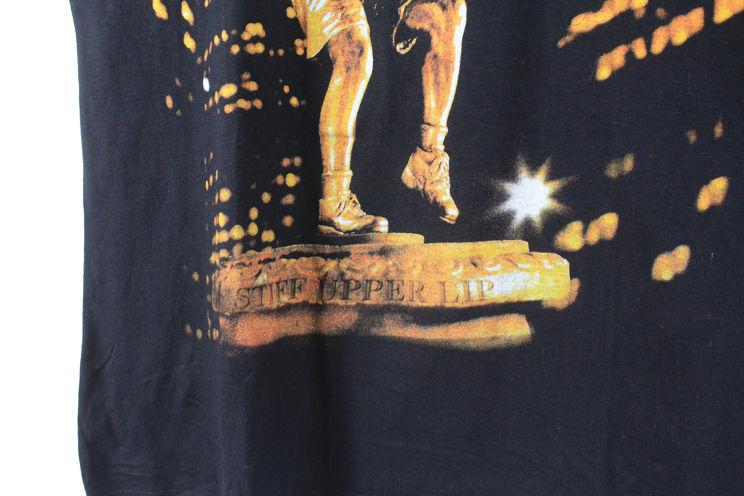 Vintage AC/DC Stiff Upper Lip 2001 Tour T-shirt Black Size