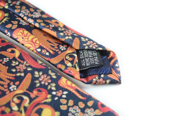 vintage PIERRE BALMAIN Tie 100% silk necktie retr… - image 2