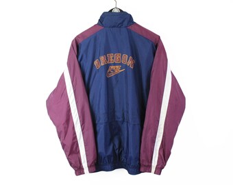Vintage Nike Athletic Track Top XL - Blue | ENDKICKS