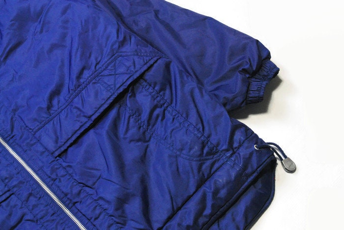 Vintage NIKE big logo Swoosh authentic jacket Size S blue red | Etsy