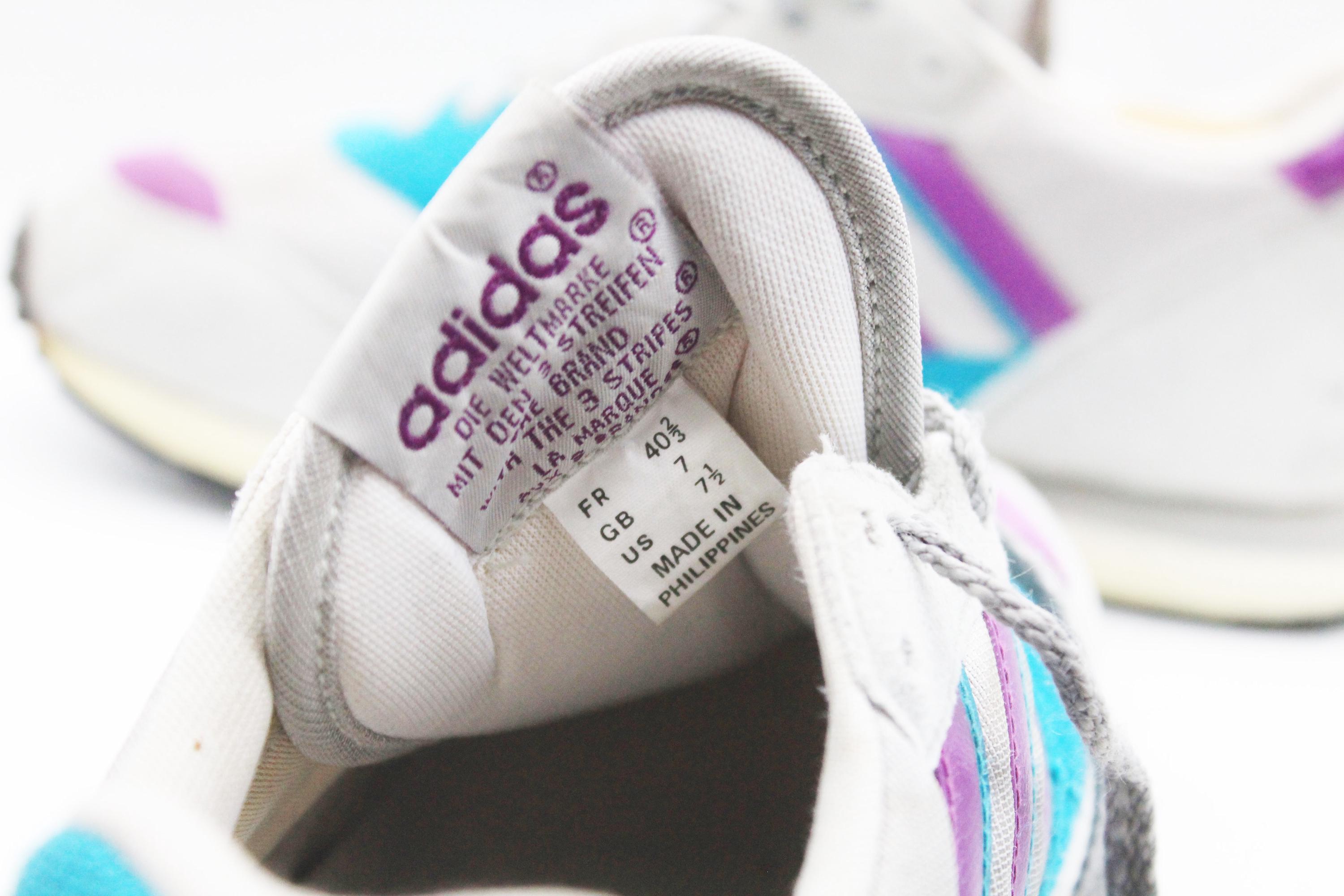 ヴィンテージ ADIDAS スニーカー 本物 レトロ アスレチックシューズ 90