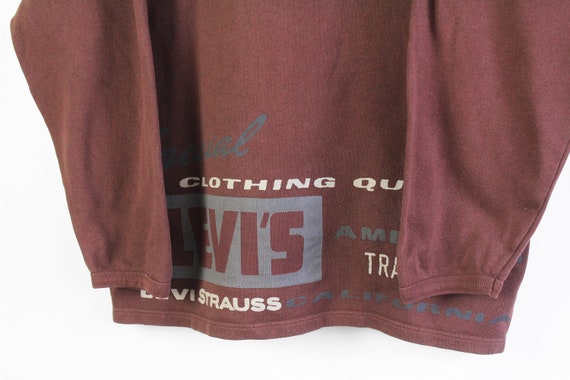 vintage LEVIS men's sweatshirt authentic rare ret… - image 5