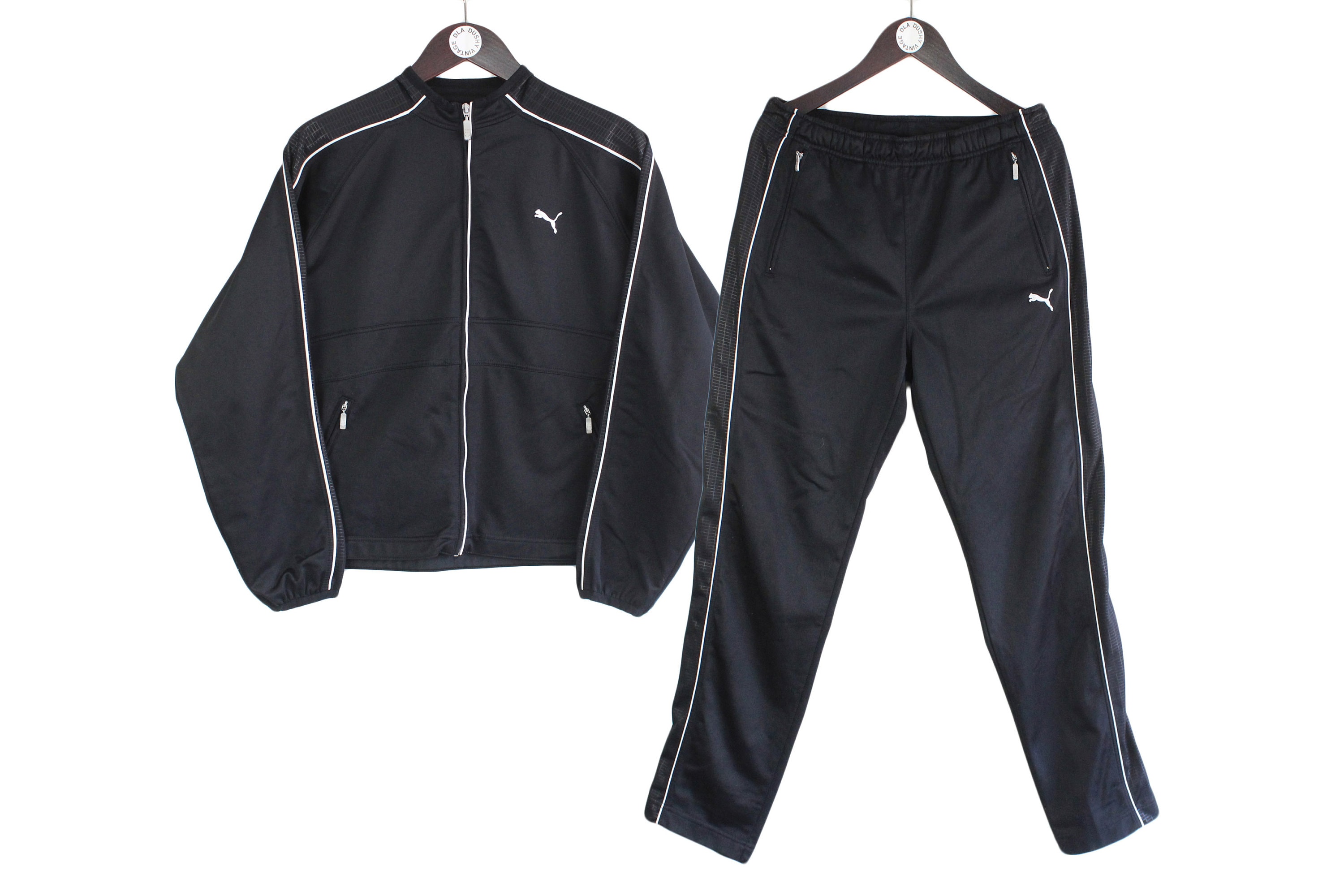 Vintage PUMA Tracksuit Size L Women s Oversize Retro Black Sport Clothing Rave 90 s Windbreaker Authentic Track Suit Jacket Pants Logo Etsy Australia