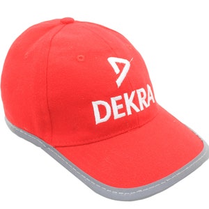 vintage DEKRA Cap One Size red race team authentic Hat Big logo F1 Formula 1 men&#39;s sport style racing Ferrari sponsor cap