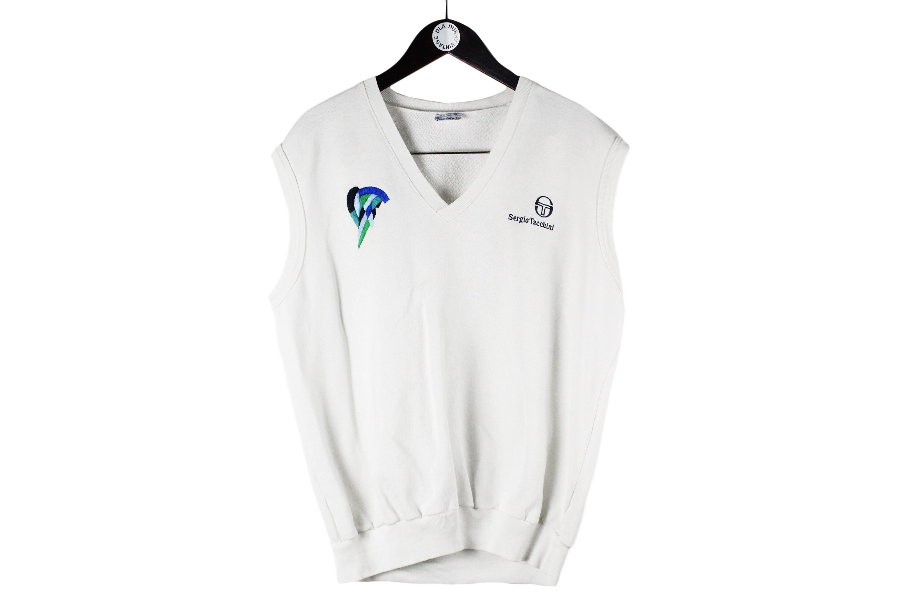 SERGIO TACCHINI テニスジャージ ベスト　80年代　美品 SERGIO TACCHINI テニスジャージ ベスト 80年代 美品 Sergio tacchini