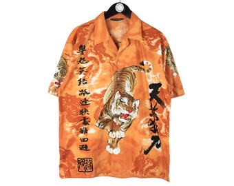 Tiger Button Up - Etsy Australia