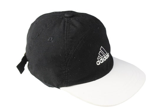 vintage ADIDAS cap Black gray athletic hat Collec… - image 1